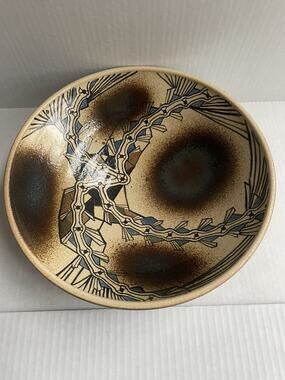 Pueblo Pottery? bowl! NATIVE AMERICAN! INDIAN! SCARCE! SIGNED! OLDER! Browns